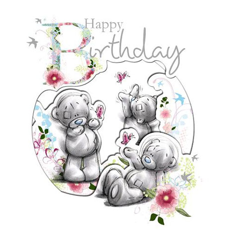 Happy Birthday Me to You Bear Card £2.99